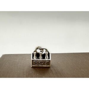 Coca Cola Vintage Sterling Silver / 925 6-Pack Case Coke Charm Pendant